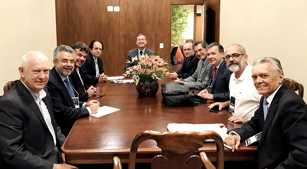 A ANEST reúne com o Presidente do CONFEA no Encontro de Liderança em Brasília