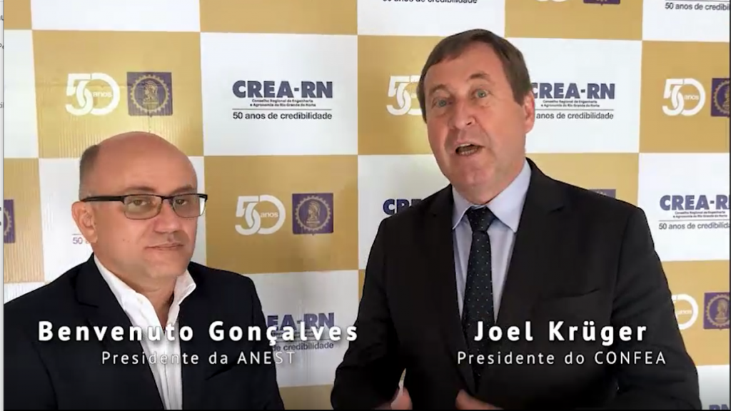 Presidente Joel Krüger convida profissionais para o 21º Conest Presidente Joel Krüger convida profissionais para o 21º Conest