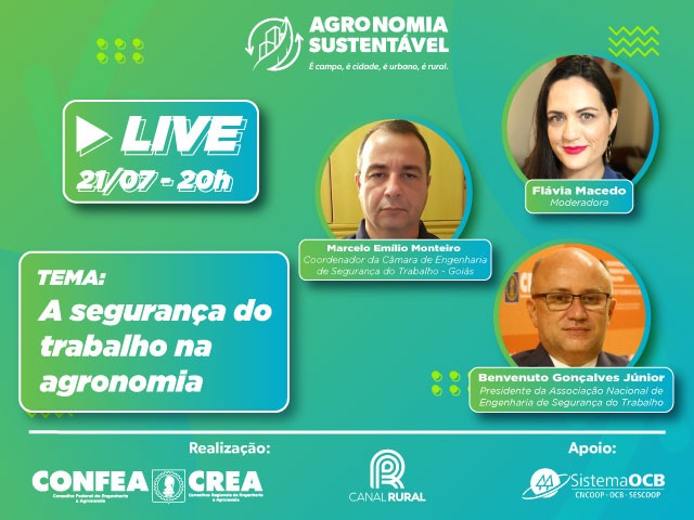 Presidente da ANEST participa de Live promovida pelo Canal Rural e pelo Confea