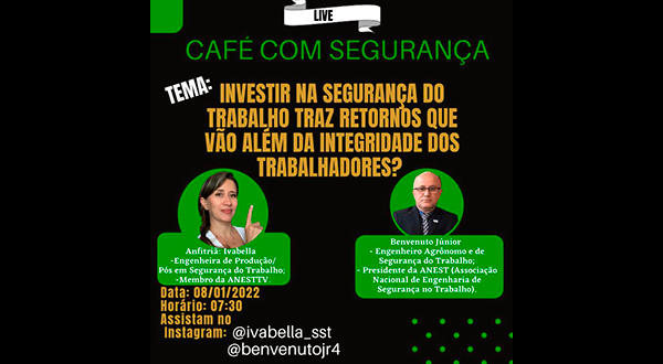 Live Café com Segurança