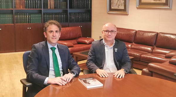 José Antonio Galdón, presidente de COGITI, se reúne con Benvenuto Gonçalves, presidente de la Asociación Nacional de Ingeniería de Seguridad en el Trabajo de Brasil